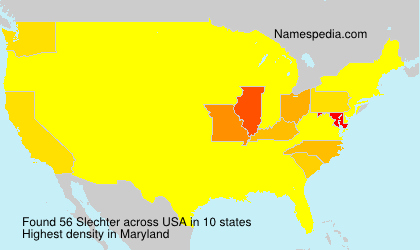 Surname Slechter in USA Surname Slechter in USA