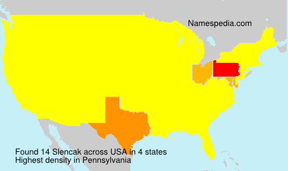 Surname Slencak in USA Surname Slencak in USA
