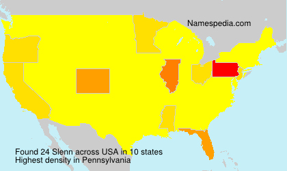 Surname Slenn in USA Surname Slenn in USA