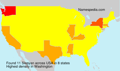 Surname Slepyan in USA Surname Slepyan in USA