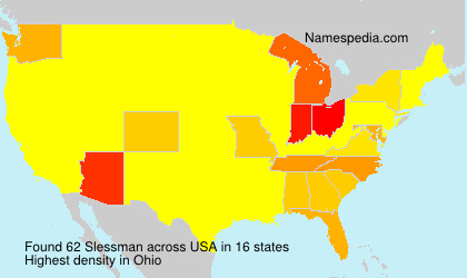 Surname Slessman in USA Surname Slessman in USA