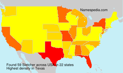 Surname Sletcher in USA Surname Sletcher in USA