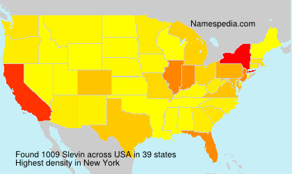 Surname Slevin in USA Surname Slevin in USA