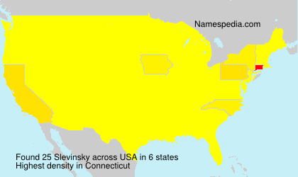 Surname Slevinsky in USA Surname Slevinsky in USA