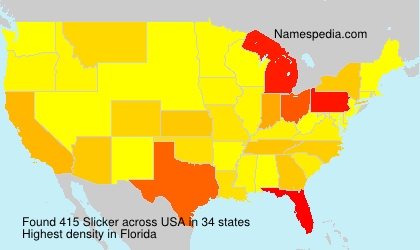 Surname Slicker in USA Surname Slicker in USA