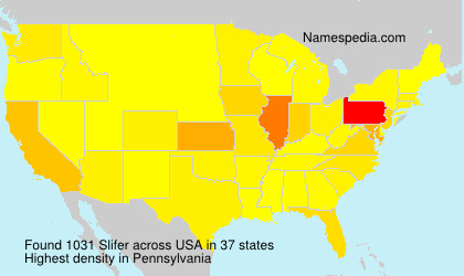 Surname Slifer in USA Surname Slifer in USA