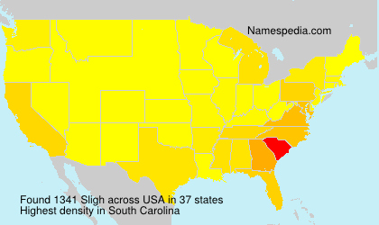Surname Sligh in USA Surname Sligh in USA