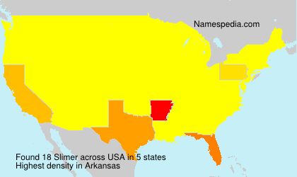 Surname Slimer in USA Surname Slimer in USA