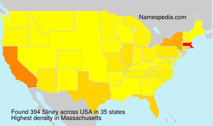 Surname Sliney in USA Surname Sliney in USA