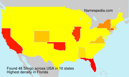 Surname Slingo in USA Surname Slingo in USA