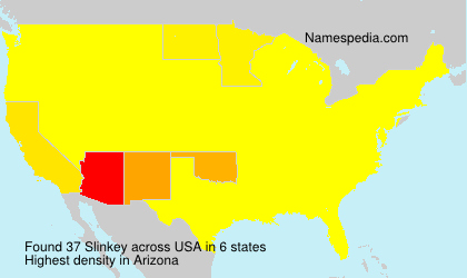Surname Slinkey in USA Surname Slinkey in USA