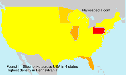 Surname Slipchenko in USA Surname Slipchenko in USA