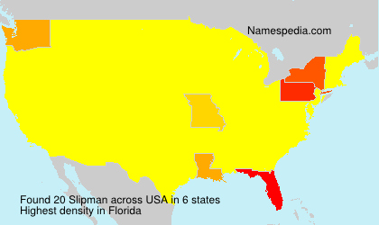 Surname Slipman in USA Surname Slipman in USA