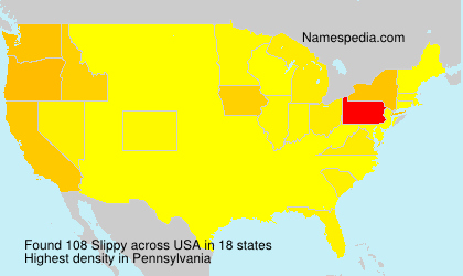 Surname Slippy in USA Surname Slippy in USA