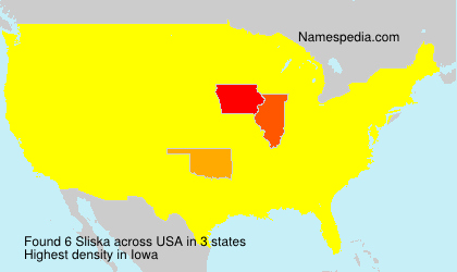 Surname Sliska in USA Surname Sliska in USA