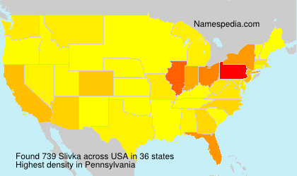 Surname Slivka in USA Surname Slivka in USA
