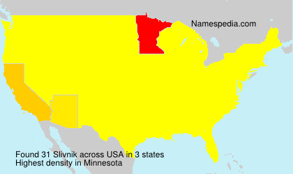 Surname Slivnik in USA