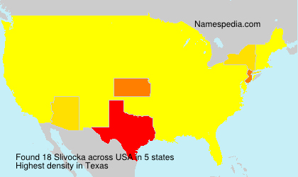 Surname Slivocka in USA Surname Slivocka in USA