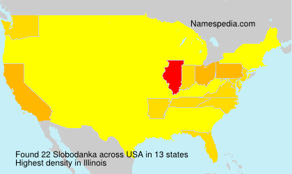 Surname Slobodanka in USA Surname Slobodanka in USA