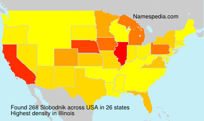 Surname Slobodnik in USA Surname Slobodnik in USA