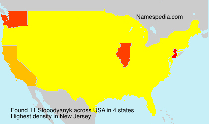 Surname Slobodyanyk in USA Surname Slobodyanyk in USA