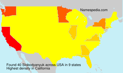 Surname Slobodyanyuk in USA Surname Slobodyanyuk in USA