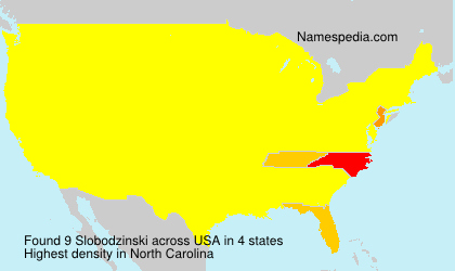Surname Slobodzinski in USA Surname Slobodzinski in USA