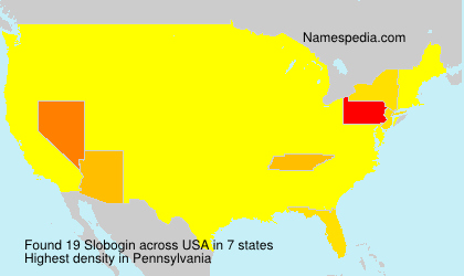 Surname Slobogin in USA Surname Slobogin in USA