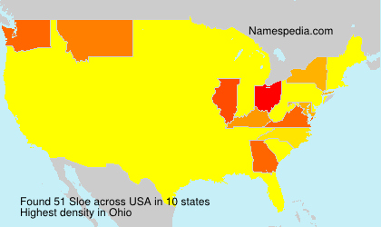 Surname Sloe in USA Surname Sloe in USA