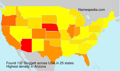 Surname Sloggett in USA Surname Sloggett in USA