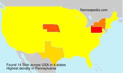Surname Sloh in USA Surname Sloh in USA