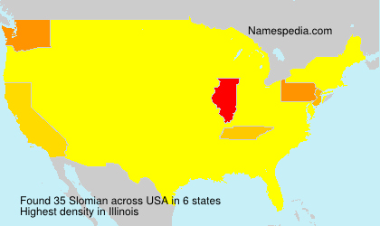 Surname Slomian in USA Surname Slomian in USA