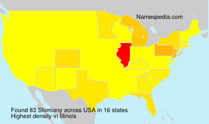 Surname Slomiany in USA Surname Slomiany in USA