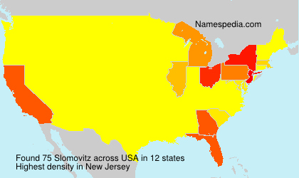 Surname Slomovitz in USA Surname Slomovitz in USA