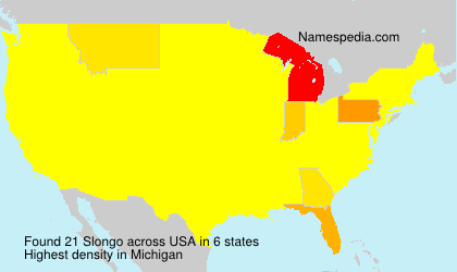 Surname Slongo in USA Surname Slongo in USA