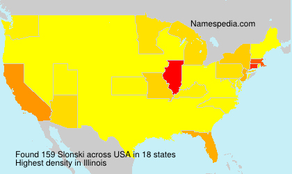 Surname Slonski in USA Surname Slonski in USA