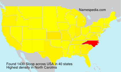 Surname Sloop in USA Surname Sloop in USA