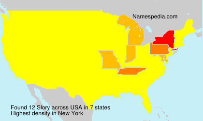 Surname Slory in USA Surname Slory in USA