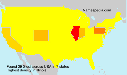 Surname Slouf in USA Surname Slouf in USA
