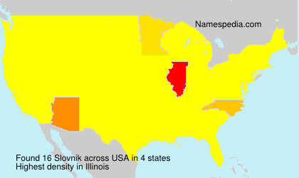 Surname Slovnik in USA Surname Slovnik in USA