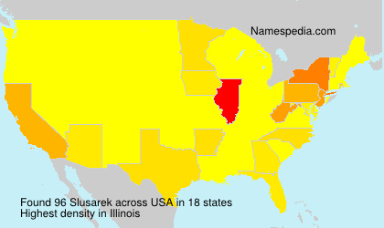 Surname Slusarek in USA Surname Slusarek in USA