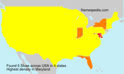 Surname Sluse in USA Surname Sluse in USA