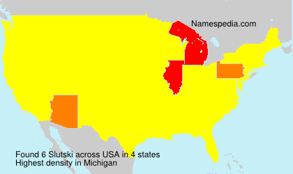Surname Slutski in USA Surname Slutski in USA