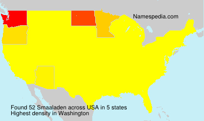 Surname Smaaladen in USA Surname Smaaladen in USA