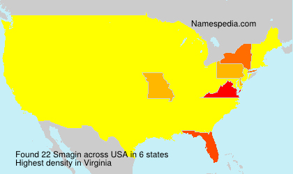 Surname Smagin in USA