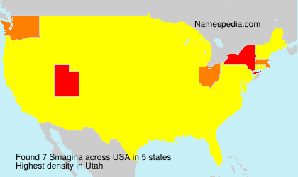 Surname Smagina in USA