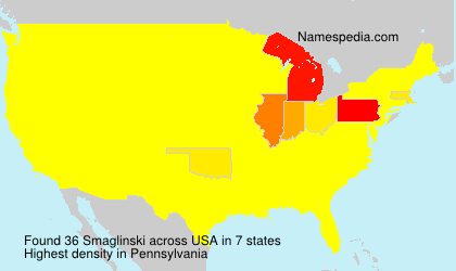 Surname Smaglinski in USA