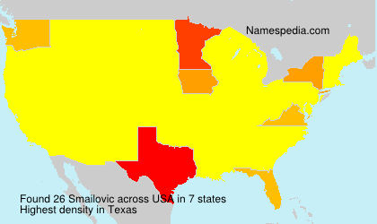 Surname Smailovic in USA Surname Smailovic in USA