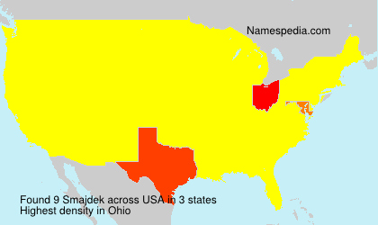 Surname Smajdek in USA
