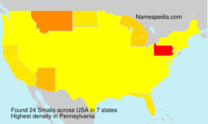 Surname Smalis in USA